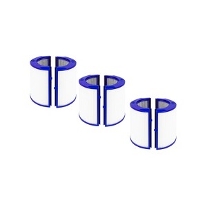 Nispira 2-IN-1 True HEPA Filter for Dyson Air Purifier TP06 HP06 PH02 PH01 PH03, 3 Packs - 1 of 4