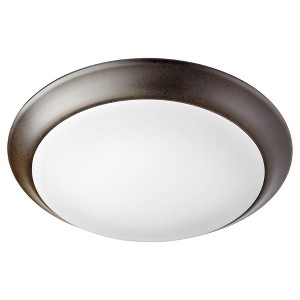 Quorum Lighting 1 - Light Flush Mount in  Oiled Bronze - 1 of 1
