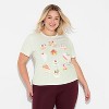 Women's Sweet Treats Perfect Short Sleeve Graphic T-Shirt - Cream - 2 of 3