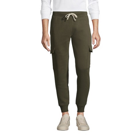 Lands' End Men's Serious Sweats Cargo Pants - Small - Forest Moss : Target