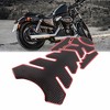 Unique Bargains Universal Motorbike Gas Oil Fuel Tank PVC Rubber Badge Sticker 1 Pc - 2 of 4