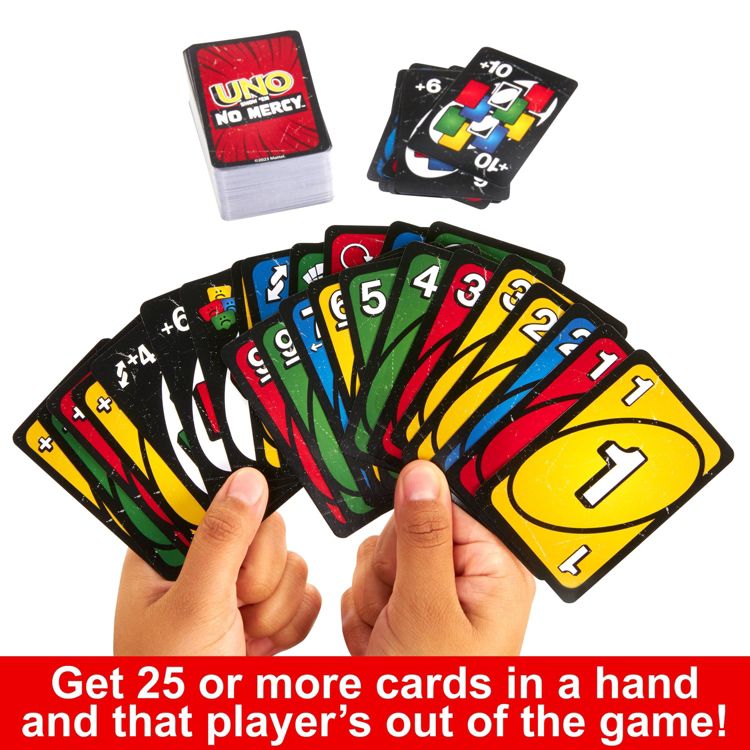 UNO Show ‘em No Mercy Card Game for Kids, Adults & Family Night, Parties and Travel, 6 of 6