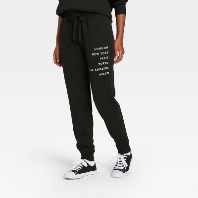 black joggers womens target