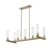Z-Lite Beau 7 - Light Island Pendant Light in  Rubbed Brass - 3 of 4