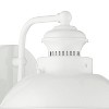 John Timberland Fordham Industrial Wall Light Sconces Set of 2 Soft White Hardwire 9 1/2" Fixture Seedy Glass for Hallway Kitchen - 2 of 4