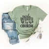 Simply Sage Market Women's Distracted By Chickens Short Sleeve Graphic Tee - 3 of 3