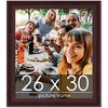 PosterPalooza | Linear Brown Picture Frame - UV Acrylic, Foam Board Backing, Hanging Hardware - 2 of 4