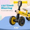 Costway Baby Balance Bike  Riding Toy No Pedal for Boys & Girls Yellow - 3 of 4