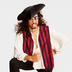 3pc Men's Pirate Costume Accessory Kit One Size Fits Most - Hyde and EEK! Boutique™ - 1 of 3