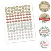 Big Dot of Happiness Feliz Navidad - Holiday and Spanish Christmas Party Round Candy Sticker Favors - Labels Fits Chocolate Candy (1 Sheet of 108) - 2 of 4