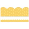 Carson Dellosa Education Grow Together Yellow with Painted Dots Scalloped Borders, 39 Feet Per Pack, 6 Packs - image 2 of 3