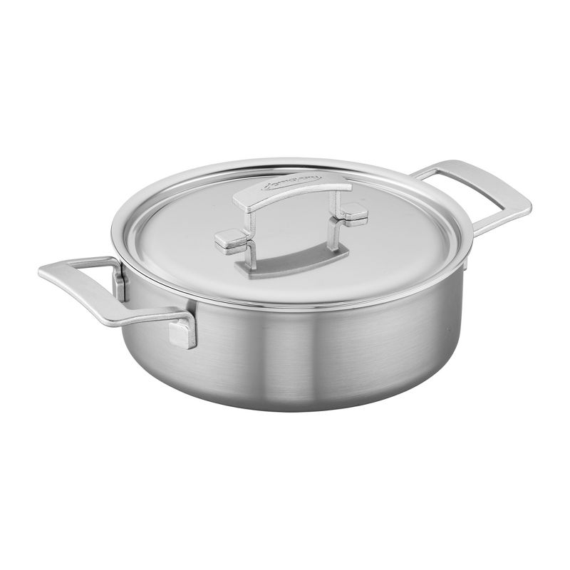 Demeyere Industry 5-Ply 4-qt Stainless Steel Deep Saute Pan, 1 of 8