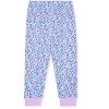 Sleep On It Infant & Toddler Girls 2-Piece Super Soft Jersey Snug-Fit Pajama Set with Matching Socks - 3 of 4