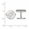 Black Bow Jewelry Sterling Silver Arizona Coyotes NHL Cuff Link - 2 of 3