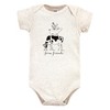 Hudson Baby Unisex Baby Cotton Bodysuits, Farm Friends - 3 of 4