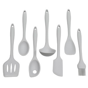 Chef Craft 7 Piece Premium Silicone Kitchen Tool and Utensil Set - 1 of 4