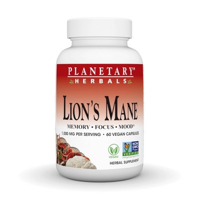 Lion's Mane 500 mg by Planetary Herbals  -  60 VegCap