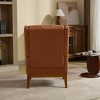 CAVINAS 26.18" Wide Modern Accent Chair, High Back Reading Chair, Upholstered Armchair Club Chair, Single Sofa Chair for Living Room, Bedroom - 3 of 4