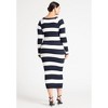 ELOQUII Women's Plus Size Striped Sweater Dress - 3 of 4