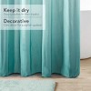 SEVOBAL Shower Curtain Ombre Printed Seersucker Embossed Texture Lightweight Machine Washable Bathroom Decor, Aqua, 72"*72"*0.13" - 4 of 4