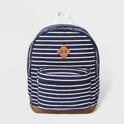 target striped backpack