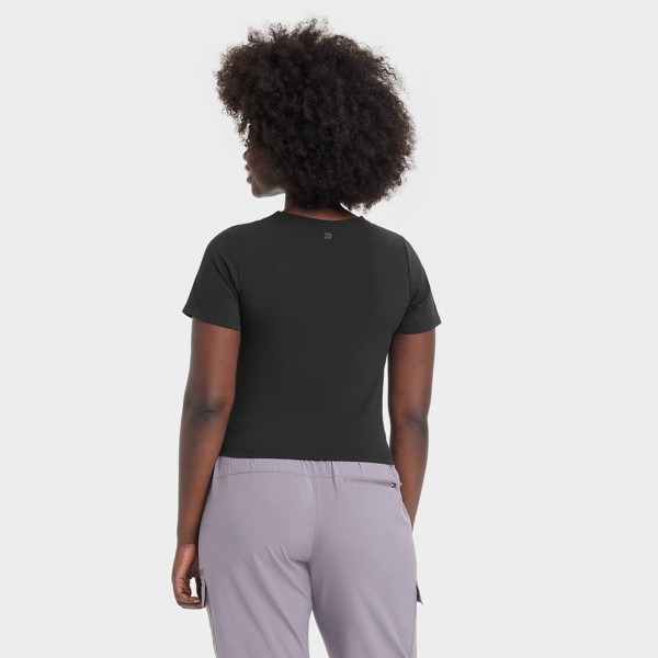 Playera de manga corta para mujer, suave y cropped - All In Motion™ 4
