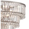 Vienna Full Spectrum Magnificence Satin Nickel Chandelier 24 1/2" Wide Modern Faceted Crystal Glass 15-Light LED Fixture for Dining Room House Kitchen - 3 of 4