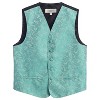 Gioberti Boy's 4pc Paisley Vest Set - 2 of 4