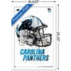 Trends International NFL Carolina Panthers - Drip Helmet 20 Framed Wall Poster Prints - 3 of 4