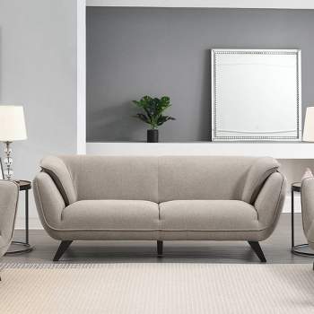 86" Nayeli Sofa Brown Linen - Acme Furniture