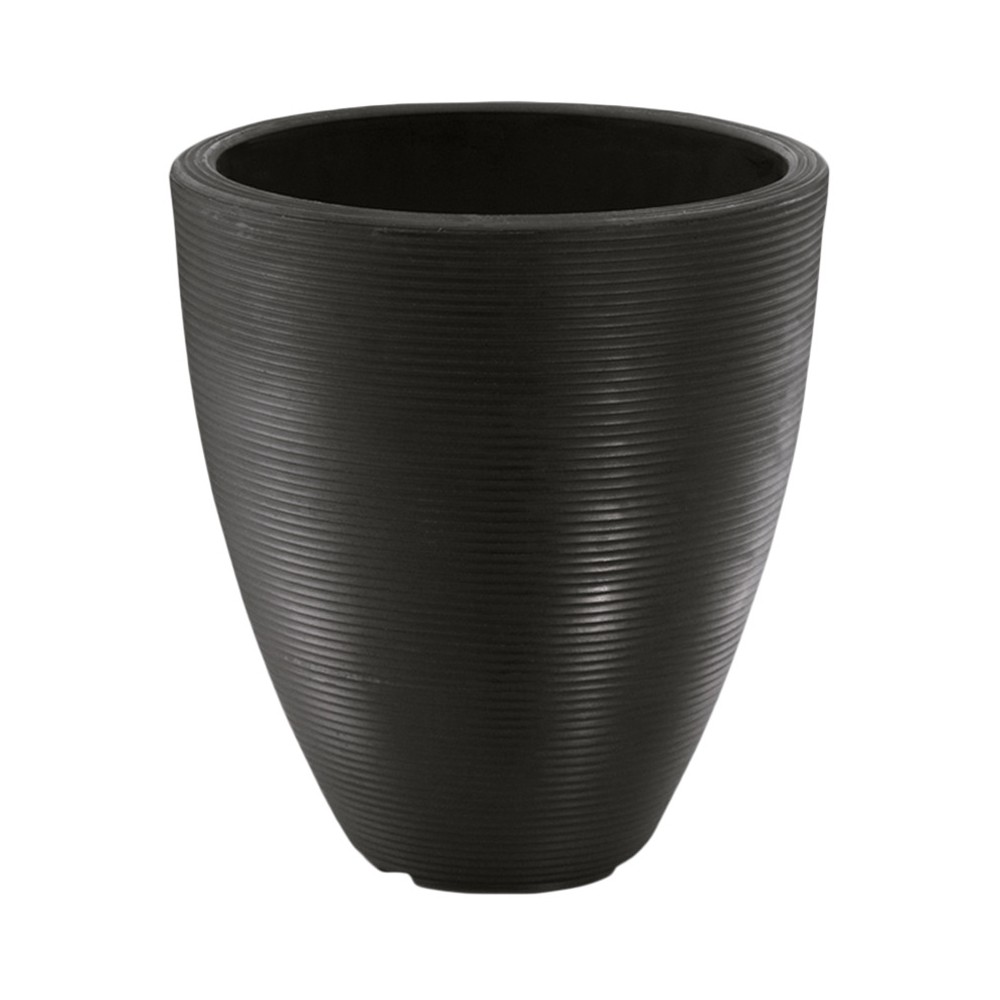 Photos - Flower Pot Crescent Garden 16" Wide Delano Tall Plastic Planter Pots Bronze: Durable