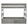 Plank+Beam™ Farmhouse Twin over Twin Bunk Bed with Storage Drawers - 3 of 4