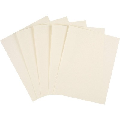 Jam Paper Ivory Cardstock 65 Lb. Cardstock Paper 8.5 X 14