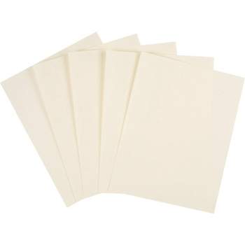 Heavyweight Natural Cream Cardstock 8.5 x 11 - Thick Paper for Printing -  Inkjet/Laser 80lb Cardstock (50 Sheets)