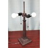 Amora Lighting Tiffany Style Multi Color Mission Table Lamp 22" High - 2 of 3