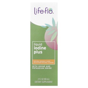 Life-flo Liquid Iodine Plus, Natural Orange, 2 fl oz (59 ml) - 1 of 4