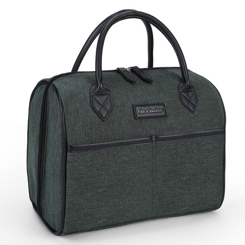 Charcoal Grey Insulated Lunch Bags for Women Men Reusable Cooler