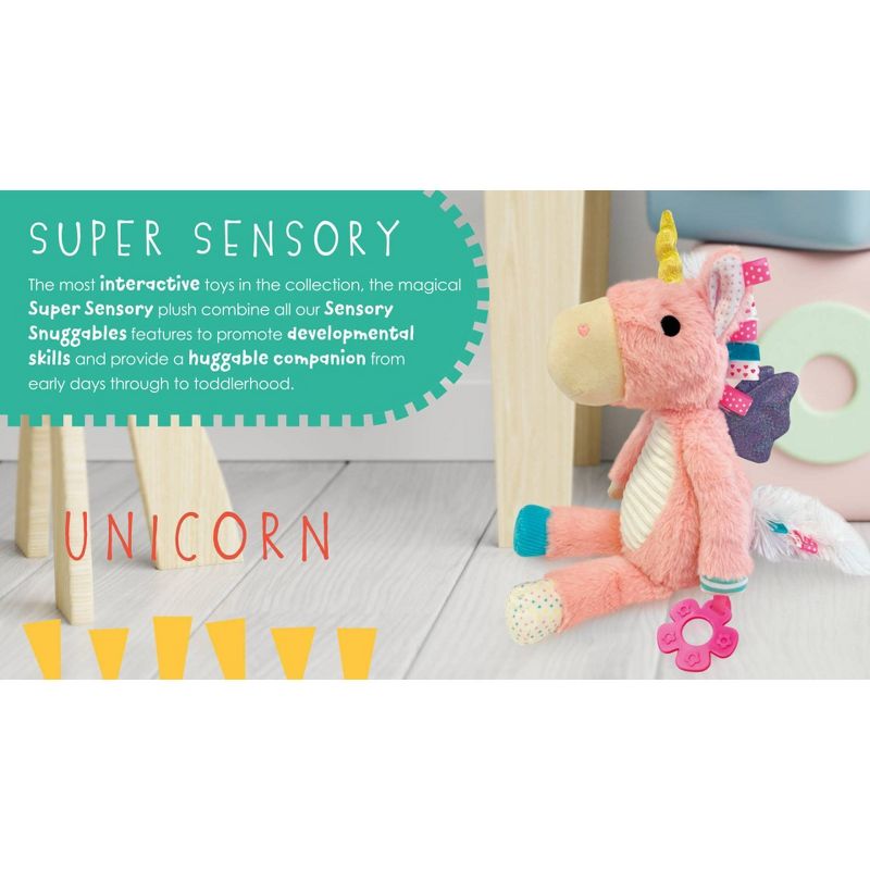 Make Believe Ideas Sensory Snuggables Plush Stuffed Animal - Unicorn, 5 of 7