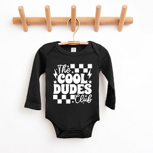 The Juniper Shop Cool Dudes Club Baby Long Sleeve Bodysuit - 1 of 3