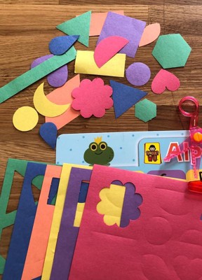 Crayola 48 Page Construction Paper With Pop Out Shapes : Target