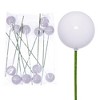 Vickerman White Ball Ornament - 4 of 4