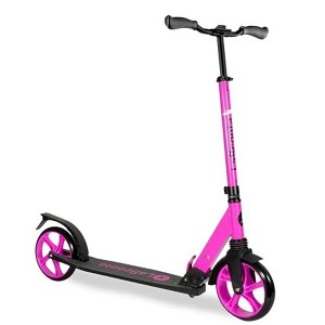 Lascoota Kick Scooter for Adults & Teens. Lightweight Foldable Adult Scooter with Large Sturdy Wheels 220lbs (Teen, Purple) - 1 of 4
