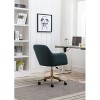 CAVINAS Modern Swivel Home Office Desk Chairs, Adjustable Height Office Chair, 360 Revolving Home Office Chair with Universal Wheel for Indoor - 3 of 4