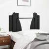 vidaXL Headboard Cushion Black and White 39.4" Faux Leather - 4 of 4