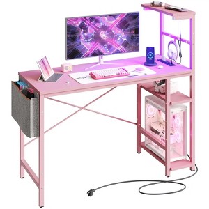 Bestier 44 Inch Gaming Desk with Power Oulet - 1 of 4