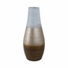 Boho Glass Vase - Metallic Modern Accent for Home, Office, Bedroom, or Living Room - Stylish Handcrafted Floral Centerpiece - 4 of 4