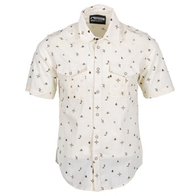 Mountain Khakis Men's Rodeo Printed Short Sleeve Woven Shirt