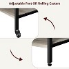 Large Printer Stand w/ Power Outlets & USB Ports, Mobile Rolling Cart w/ 4 Shelves, Storage for Home Office - 4 of 4