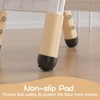 Kids Chairs - 3-Level Height Adjustable Plastic Chairs with Non-Slip Pads (2-Pack) - 3 of 4