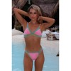 Moda Minx 'Candy Pink' Bohemian Bay Nirvana Triangle Bikini Top - 3 of 4